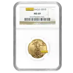 Default 1/4 oz $10 Gold American Eagle NGC MS 69 (Random Year)