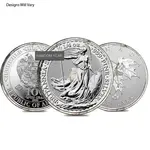 1/4 oz Silver Coin Random Mint (Milky, Scruffy, Toned)