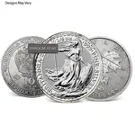 Default 1/4 oz Silver Coin Random Mint (Milky, Scruffy, Toned)