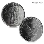 1/4 oz Silver Generic Rounds .999 Fine