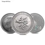 Default 1.5 oz Silver Coin Random Design (Milky, Cull, Damaged, Circulated, Cleaned)