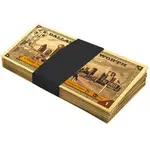 1 Dallas Fort Worth Texas Goldback 1/1000 oz 24K Gold Foil Aurum Note