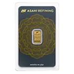 1 Gram Asahi Gold Bar .9999 Fine (in Assay)