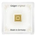 Default 1 gram Geiger Original Square Gold Bar (In Assay)