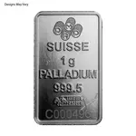 1 gram Generic Palladium Bar .999+ Fine (Secondary Market)