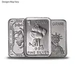 Default 1 gram Generic Silver Bar .999 Fine