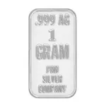 1 gram Generic Silver Bar .999 Fine