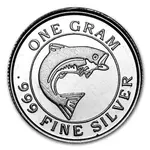 1 gram Generic Silver Round .999 Fine