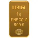 1 gram Istanbul Gold Refinery (IGR) Bar .9999 Fine (In Assay)