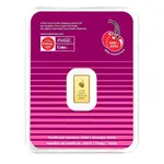 1 Gram PAMP Suisse Coca-Cola® Cherry Coke Gold Bar 40th Ann. (in Assay)