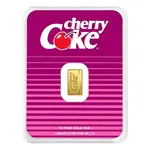 1 Gram PAMP Suisse Coca-Cola® Cherry Coke Gold Bar 40th Ann. (in Assay)