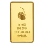 1 Gram PAMP Suisse Coca-Cola® Cherry Coke Gold Bar 40th Ann. (in Assay)