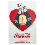 1 Gram PAMP Suisse Coca-Cola® Valentine’s Day Gold Bar (in Assay)