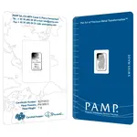 Default 1 gram PAMP Suisse Palladium Bar .9995 Fine (In Assay)