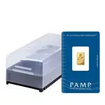 1 gram PAMP Suisse Rosa Gold Bar .9999 Fine (In Assay)