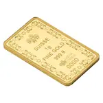 1 Gram PAMP Suisse Star of David Gold Bar .9999 Fine (in Assay)