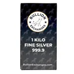 1 kilo Bullion Exchanges Silver Bar .9999 Fine