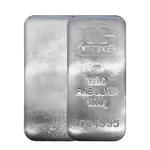 1 Kilo Dillon Gage Metals (DG) Silver Cast Bar .999 Fine