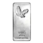 1 Kilo Eagle Design Silver Cast Bar .9999 Fine