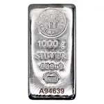 1 kilo Nadir Refinery Silver Bar .9999 Fine
