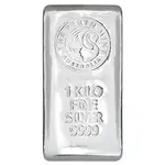 Default 1 Kilo Perth Mint Silver Bar .9999 Fine