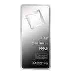 1 kilo Platinum Bar - Valcambi Suisse .9995 Fine (w/ Assay)
