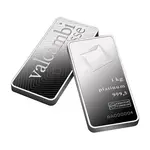 1 kilo Platinum Bar - Valcambi Suisse .9995 Fine (w/ Assay)