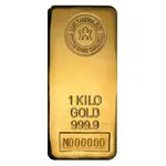 Canadian 1 kilo Royal Canadian Mint RCM Gold Bar .9999 Fine