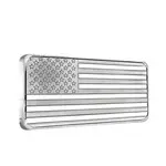 1 oz American Flag Silver Bar .999 Silver (Sealed)