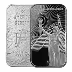 Default 1 oz Asahi American Reserve Columbia Goddess Silver Bar .999 Fine