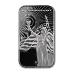 1 oz Asahi American Reserve Columbia Goddess Silver Bar .999 Fine