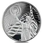 1 oz Asahi American Reserve Columbia Goddess Silver Round .999 Fine