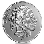 Asahi 1 oz Asahi Buffalo Design Reverse Proof Silver Round .999 Fine