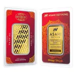 Default 1 oz Asahi Diwali Gold Bar .9999 Fine (in Assay)