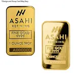 1 oz Asahi Gold Bar .9999 Fine (In Assay)