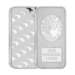 Default 1 oz Australia Perth Mint Silver Kangaroo Bar .9999 Fine