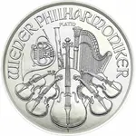 1 oz Austrian Platinum Philharmonic Coin BU (Random Year)