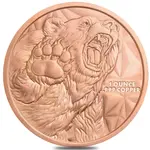 1 oz Bull & Bear Copper Round .999 Fine