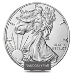 1 oz Burnished Silver American Eagle In Cap (Random Year)