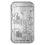 1 oz Call of Duty® Gingerbread Ghost Silver Bar .999 Fine (in TEP)