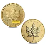 Canadian 1 oz Canadian Gold Maple Leaf $50 Coin (Random Year)