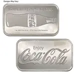 Default 1 oz Coca-Cola Silver Bar .999 Fine (Random Design)