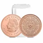 1 oz Copper Aztec Calendar Round .999 Fine