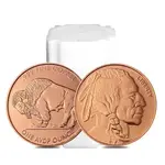 1 oz Copper Buffalo Round .999 Fine