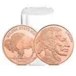 1 oz Copper Golden State Mint Buffalo Round .999 Fine