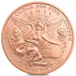 Default 1 oz Copper Texas Commemorative Round .999 Fine