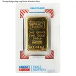 1 oz Credit Suisse Gold Bar .9999 Fine (Vintage Assay)