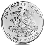 1 oz Don't Tread On Me Silver Round .999 Fine