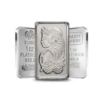Default 1 oz Generic Platinum Bar .999+ Fine (Secondary Market)