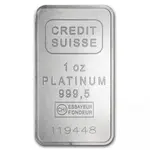 1 oz Generic Platinum Bar .999+ Fine (Secondary Market)